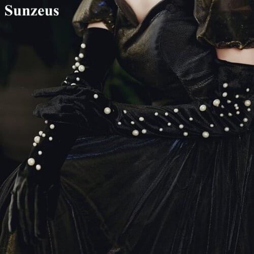 Свадебные длинные перчатки Sunzeus China At AliExpress