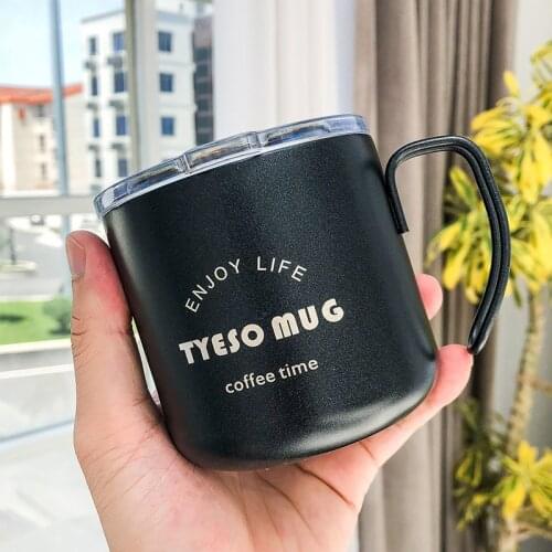304 Stainless Steel Thermal Mug Thermos Bottle Tea Tumber Thermos Man Office Water Cup With Handle High-end Thermal Mug Tea Cup