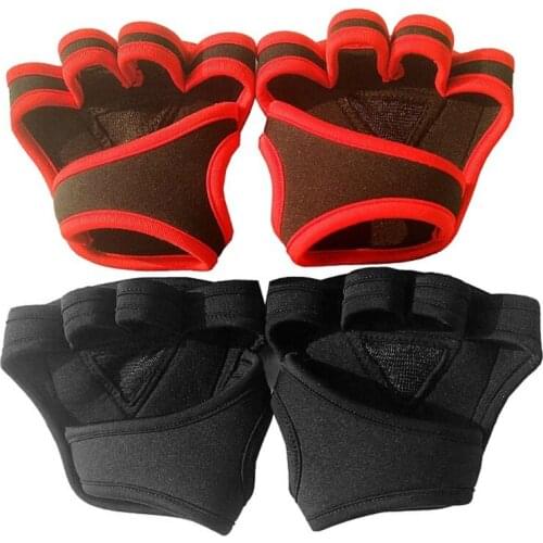 1pair Weightlifting Workout Fitness Gloves Weight Training Gloves Grip Dropship