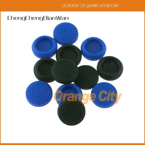 100pcs Silicone Analog Grips Thumb stick Enhancements Extra Cover Extender grips For PS4 Controller