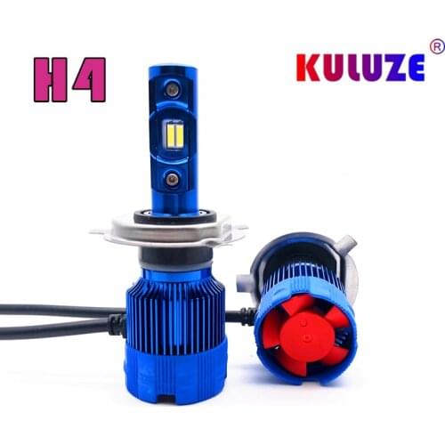 Kuluze 2pcs H4 LED car headlight high low headlamp bulb 12V H7 H8 H9 H11 HB3 HB4 led headlight 9005 9006 9012 Fog lamp
