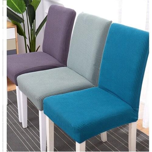 2 Pcs Europe Warm Chair Cover For Dining Room Removable Anti-dirty Kitchen Chair Cover Pastoral Hotel Chair Cover Seat Case