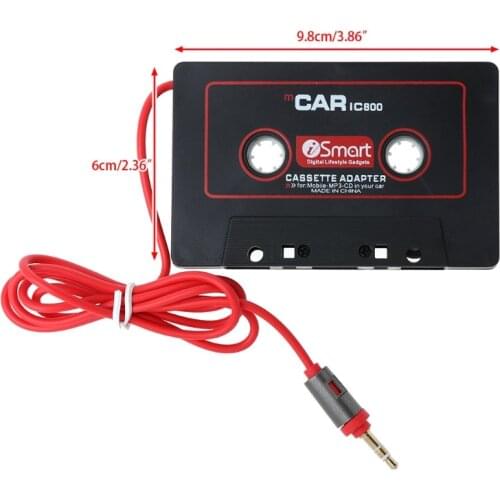 3.5mm Car AUX Tape Cassette Adapter Converter For Car Player MP3 Sep-21A