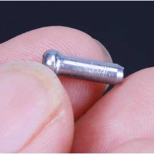 50 Pcs/lot MTB Bike Bicycle Brake Shifter Aluminum Cycle Shift Cable Parts Derailleur Tips Cycling Crimps Inner Cables End T2Z5