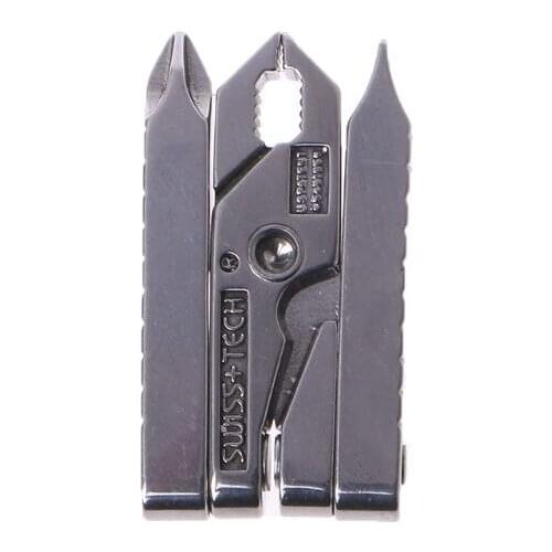 6 in 1 Multi - function Outdoor Tool Clamp Mini - pliers Micro Multitool Keychain Portable Folding Tool EDC Equipment Gear