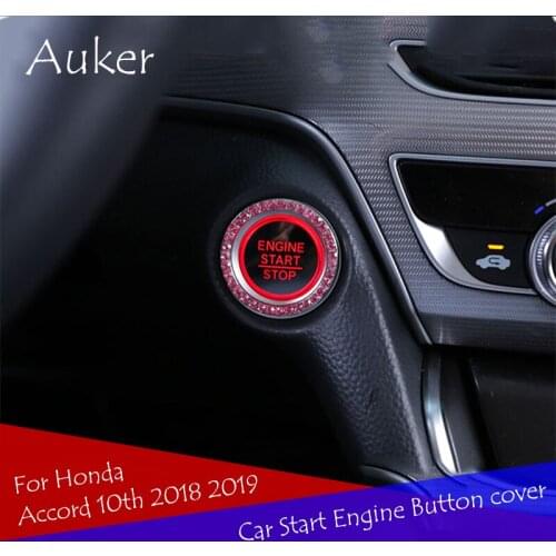 Car Start Engine Button STOP Key Accessories Switch Decoration Universal For Honda Accord 10th 2018 2019