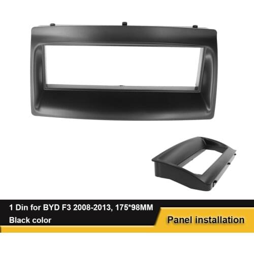 1 Din Car Radio For BYD F3 2008-2013 175*98MM CD Stereo Panel Frame Mount Adapter Dash Installation Fascia Trim Kit Bezel