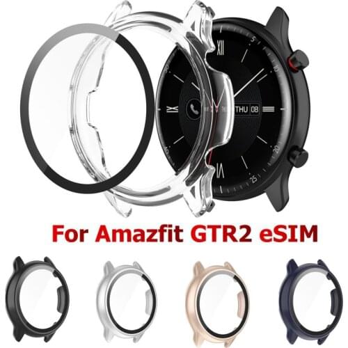 Full Coverage Protector Case Cover For Huami Amazfit GTR 2/GTR2 eSIM Smartewatch Replacement Protective Frame Shell Protection