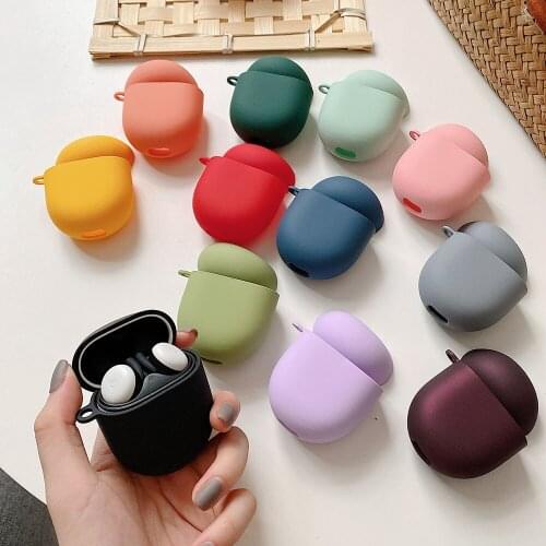 Pure Color Earphone Case For Google Pixel buds 2 Cases Matte Hard PC Wireless Bluetooth Headset Cover for Pixel buds 2 Coque