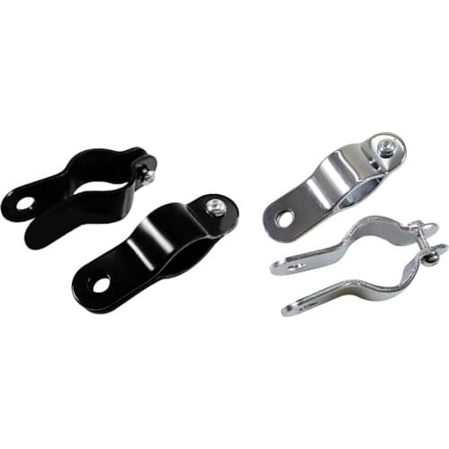 DHBH-2PCS Motorcycle Headlight Bracket Universal Retro Headlight Mount Bracket head light lamp Holder for 35mm Fork