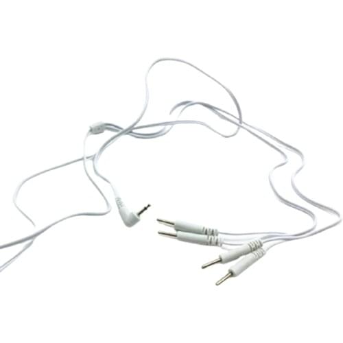Extra Electrode Cable Line 4 way 2.5mm Jack + 2.0mm Pin Conductive Connecting Wire for TENS Unit Therapy Massage Machine