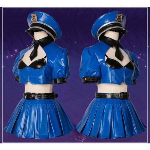 Hot Game League of Legends Cosplay LOL Caitlin Cosplay Costume Anime Full Set H