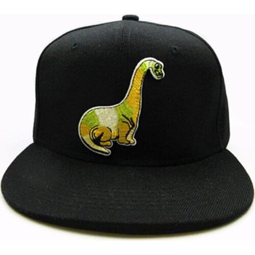 LDSLYJR Long-necked dinosaur embroidery cotton Baseball Cap hip-hop cap Adjustable Snapback Hats for men and women 93