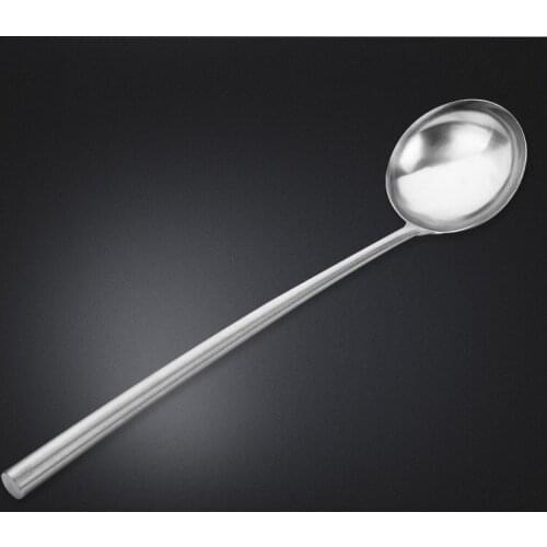 1PC 43cm Long Handle Soup Ladle Spoon Stainless Steel Spatula Sauces Spoon Tableware Kitchen Cooking Utensils Tool KX 230