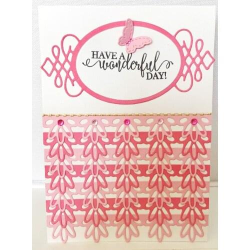 Bow Oval Frame Metal Cutting Dies Stencil For Scrapbooking Embossing Decorative DIY Paper Cards Making Crafts Punch New Dies