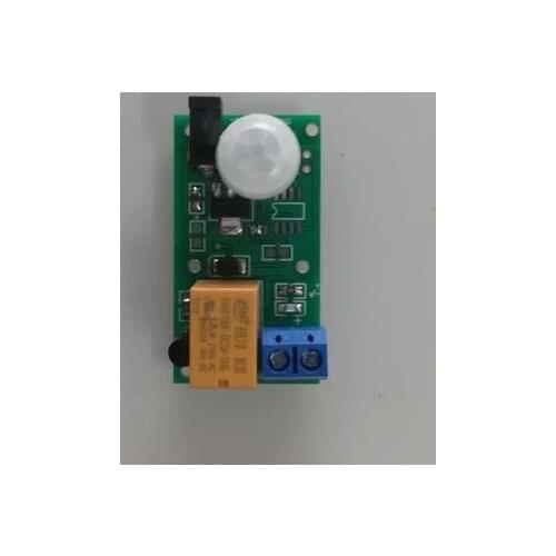 Miniature Human Body Induction Relay 3A 250VAC Human Infrared Pyroelectric Sensor PIR Module
