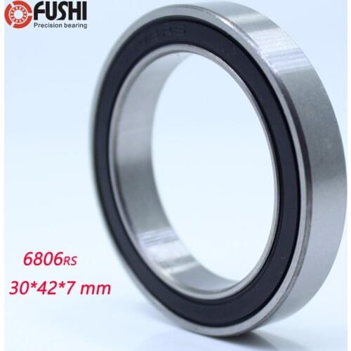 6806-2RS Bearing 30*42*7 mm ( 1 PC ) ABEC-3 6806 RS Bicycle BB30 Bracket Bottom 30 42 7 Balls Bearings