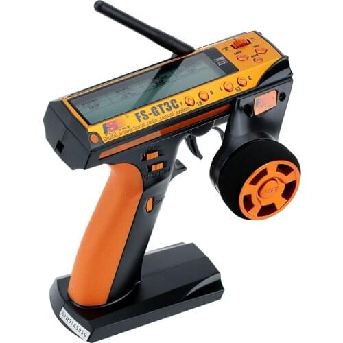 Flysky FS-GT3C FS-GT3B FS-GT2B 2.4Ghz 3CH RC Transmitter Remote Controller LCD Transmitter With FS-GR3E Receiver for RC Car Boat