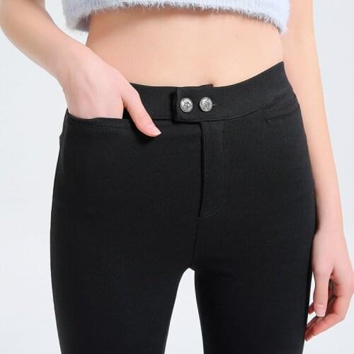 Plus Size Black Leggings for women Spring Super Stretch Skinny Pencil Pants Large Size 4xl 5xl 6XL Slim Capri Pants