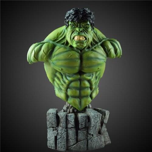 [Funny] 30cm 1/4 The heros green man Coloring resin action figure statue toys Collection model Desktop Decoration gift