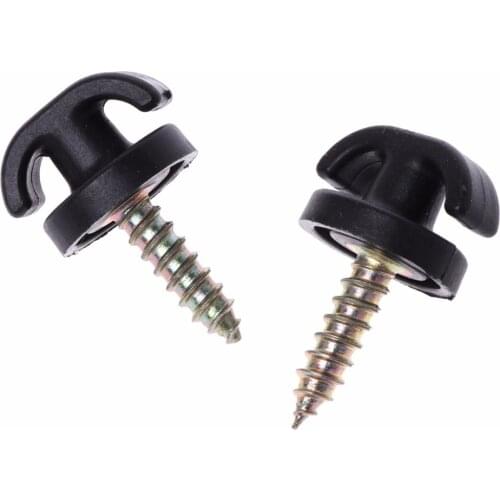 2 Pcs Universal Car Rear Trunk Envelope Cargo Net Tie Down Hook Ring Loop Hanging