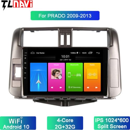 Car Radio Multimedia no 2 din android Video Player Navigation GPS For Toyota LAND CRUISER PRADO J150 2010-2013