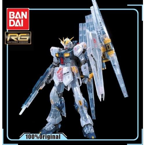 BANDAI RG 1/144 Venue Restrictions RX-93 VGundam Color Transparent Assembled Anime Action Figure Toys Decoration Kids Toy Gift