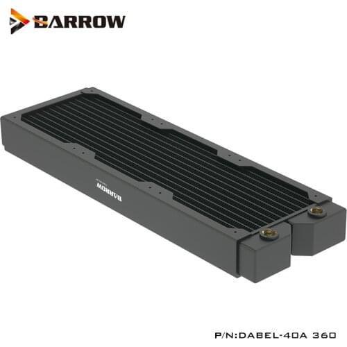 Barrow 120mmx3 Copper Radiator 360MM Suitable 12CM Series Computer Triple 120mm Fan Heatsink , Dabel-40a 360