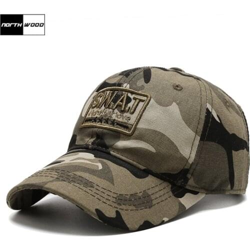 NORTHWOOD Brand SWAT Baseball Caps for Men Army Cap Outdoor Men Military Camouflage Hats Bone Casquette Tactical Cap