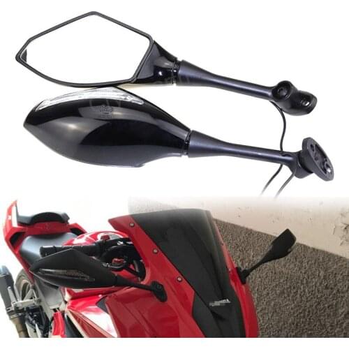 Motorcycle LED Turn Signal Rear View Side Mirrors For Honda CBR600RR 2003-2014 2013 2012 CBR1000RR 2004-2007 CBR 600RR 1000RR