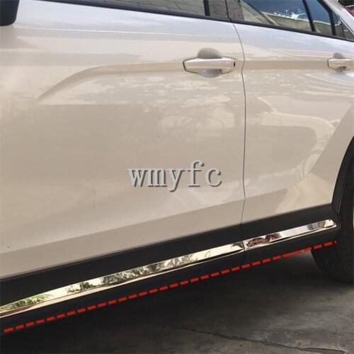For Mitsubishi Eclipse Cross 2018 2019 2020 High-quality stainless steel Body trim Anti-Rub protection Decoration Car styling