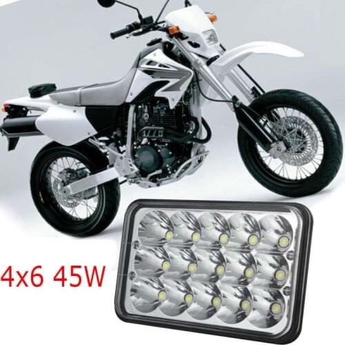 4x6 Inch Motorcycle LED Headlight Hi/Lo Projector Sealed Beam Fog Light For Suzuki DRZ400SM DRZ400S DRZ400E
