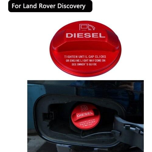 For Land Rover Discovery 4 LR4 LR5 Alumium Alloy Fuel Tank Cap Cover Stickers Trim For Range Rover Sport Evoque Vogue Velar