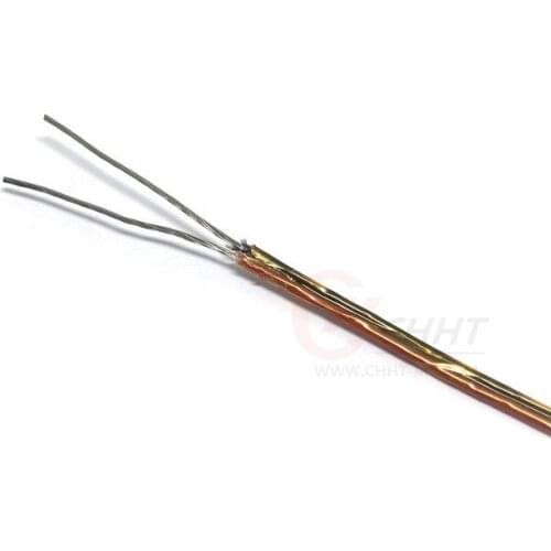 KX-KPT-CH 2*24AWG PFA lnsulation Polyimide Sheath Thermocouple Compensation Wire