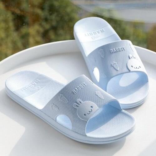 Unisex Slippers Summer Beach Soft Sole Slide Sandals Indoor Floor Non-slip Slippers Couple Family Bathroom Sandal Slippers