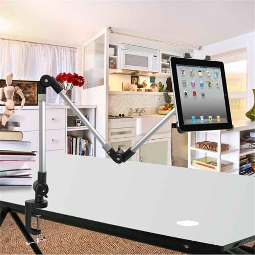Tablet Stand Long Arm Lazy Tablet Holder Bracket for iPad Pro 12.9 Huawei Desk Bed Support Mount for Samsung Galaxy S7 Plus A7