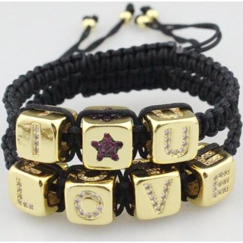 Adjustable 5pcs/lot Fashion cz bracelet,hot sale cubic zirconia charm pendant,Valentines Day jewelry cheap wholesale