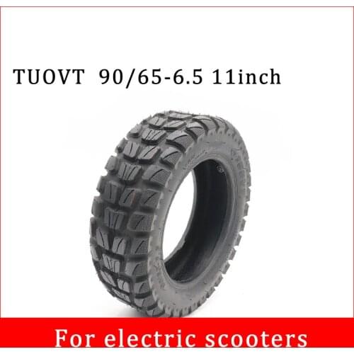 TUOVT 90/65-6.5 11 Inch High-quality Tires Off-road Tyre Wear-resistant Anti-slip Tubeless Tyre for Electric Scooters