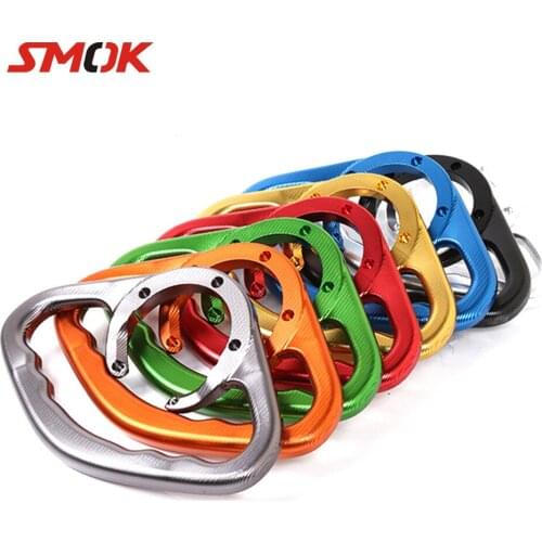 SMOK Motorcycle Passenger Handgrips Fuel Tank Grab Bar Handle Holder For Kawasaki ZX6RR ZX9R ER6N ER6F ZX1100 ZZR600 Z1000 Z800