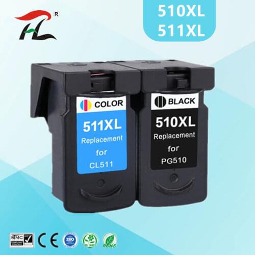 Compatible PG510 CL511 Ink Cartridge for Canon PG 510 510XL for MP280 MP480 MP490 MP240 MP250 MP260 MP270 IP2700 printer