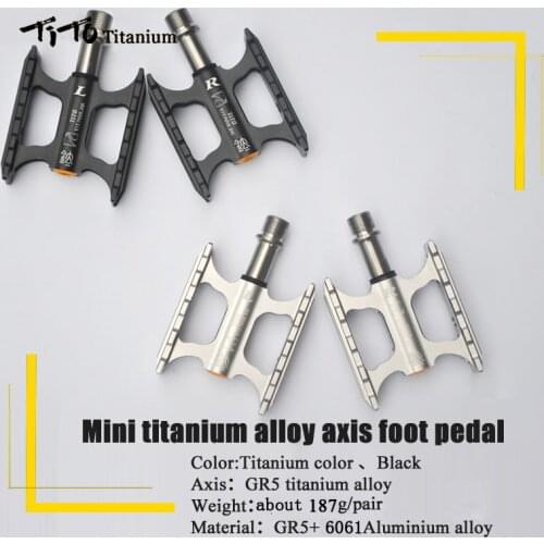 TITO TITANIUM Bicycle Pedals