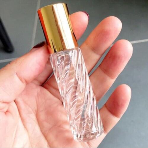 10ml Ball Bottle Twill Roll-On Vials Perfume Packing Bottle Cosmetic Essential Oil Vial Empty Cosmetics Bottles 25pcs/lot