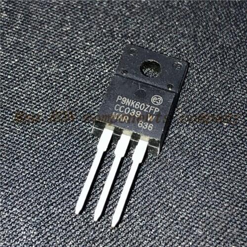 10PCS/LOT Spot STP9NK60ZFP P9NK60ZFP TO-220F N-channel field effect 600V9A quality assurance