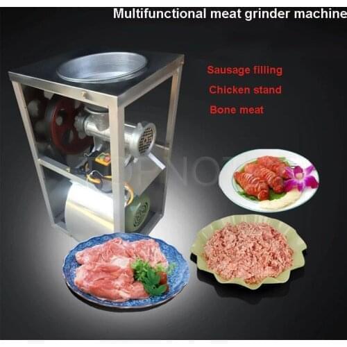 2021 New Stainless Steel Commercial Electric Large Meat Grinder Chicken Bone Fish Bone Grinder Sausage Machine Food Grinder 220v