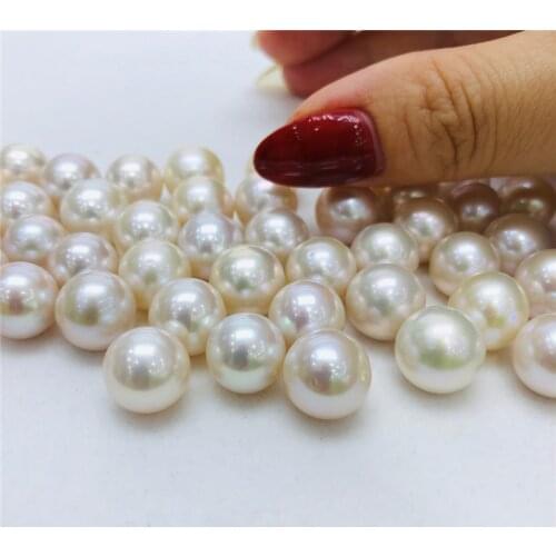 3A Quality 6-6.5mm Natural Pearl Beads Wholesale Freshwater Round Pearl Loose Beads For Jewelry Making Necklace
