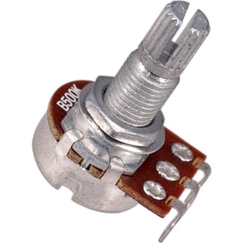 4pcs 500K 18mm Long Shaft Guitar Volume Tone Audio Taper Potentiometer Pots