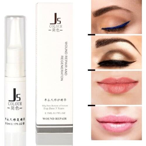 6pcs Permanent Tattoo Makeup Eyebrow&lips Repair Gel Help Wound Heal Quickly Cream 5ml/Pcs Tattoo Aftercare Products-C0