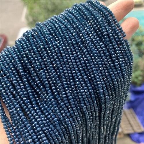 170 Pcs /strand Colorful 2x3mm Crystal Rondell Faceted Glass Beads Small Beads Sead Beads for Jewelry Making Diy