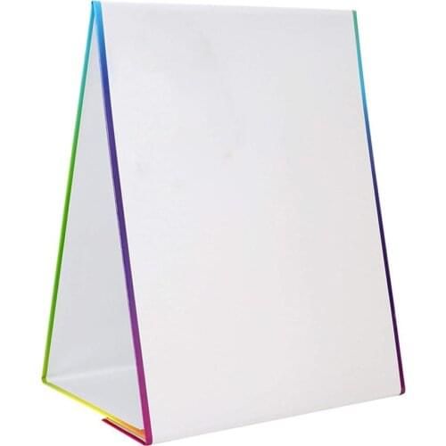 Whiteboard Dry Erase Board Magnetic Foldable Double Sided Whiteboard For Desktop Kids Drawing Board Dry Erase White Board