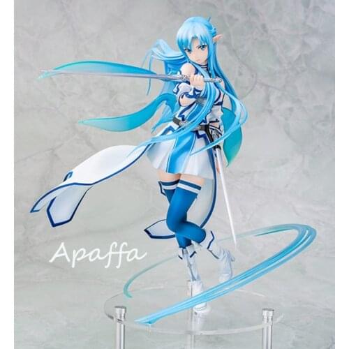 23cm Anime Figure Toys Sword Art Online Yuuki Asuna 1/7 Scale ALO Ver. water Elf PVC Action Figure Toys Collection Model Gift